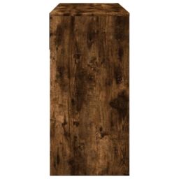 Berkfield Home Dressing Table with Mirror Smoked Oak 80x39x80 cm in Brown - Size: 80 x 39 x 80 cm - thumbnail 6