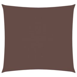 Berkfield Home Sunshade Sail Oxford Fabric Square 5x5 m Brown - thumbnail 2