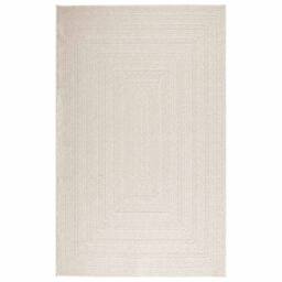 Berkfield Home Rug ZIZUR Cream 160x230 cm Jute Look Indoor & Outdoor - Size: Medium - thumbnail 3
