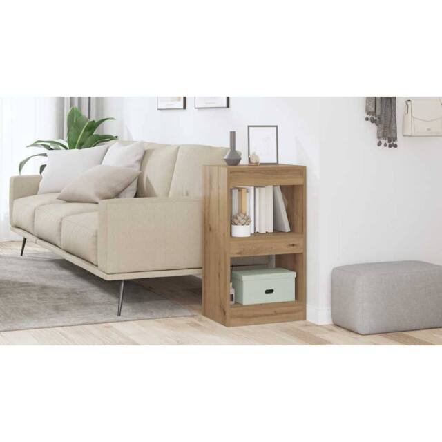 Berkfield Home Elegant Book Cabinet/Room Divider Artisan Oak 40x30x72 cm in Brown - Size: 40 x 30 x 72 cm - image 1
