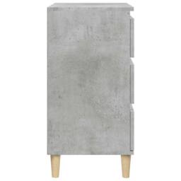 Berkfield Home Bedside Cabinet Concrete Grey 40x35x70 cm Engineered Wood - Size: 40 x 35 x 70 cm - thumbnail 8