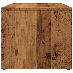 Berkfield Home Coffee Table Old Wood 90x45x35 cm Engineered Wood in Brown - Size: 90 x 45 x 35 cm - thumbnail 5