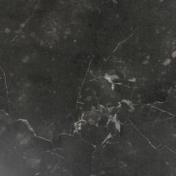 Wyld Haus Odense Round Black Marble Effect Coffee Table Matte Black Metal Legs - thumbnail 7