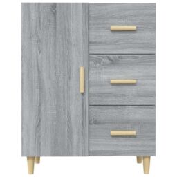 Berkfield Home Sideboard Grey Sonoma 69.5x34x90 cm Engineered Wood - thumbnail 5