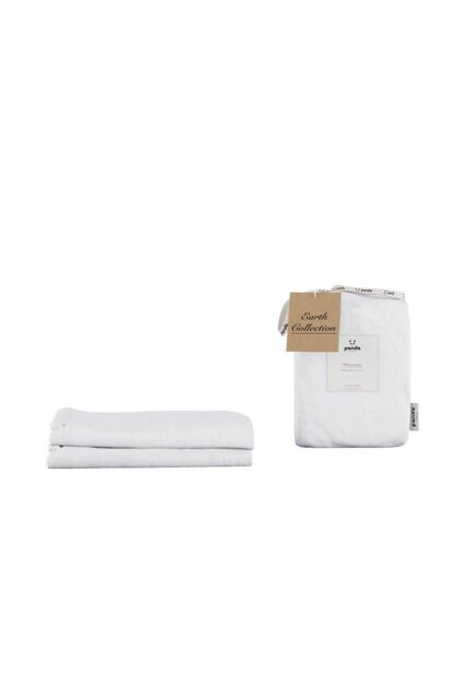 Panda London Panda Bamboo & French Linen Pillowcases (2-Pack) in White - image 1