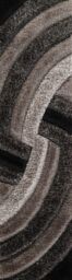 Desire Rugs Modern Soft Swirl Shimmer Shaggy Area Rugs in Grey - Size: 80 cm x 150 cm - thumbnail 6