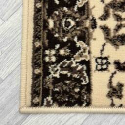 runrug Hallway Carpet Runner Rug - Soft & Comfy, 9mm - 'Traditional' in Ivory - Size: 60 cm x 180 cm - thumbnail 2