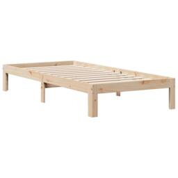 Berkfield Home Bookcase Bed without Mattress 90x200cm Solid Wood Pine in Light Tan - Size: 90x200 cm - thumbnail 8