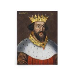"Artery8 King Henry I Of England Royal Portrait Canvas Wall Art Print - Size: W18"" x H24""" - thumbnail 1