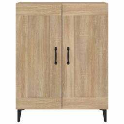 Berkfield Home Sideboard Sonoma Oak 69.5x34x90 cm Engineered Wood in Brown - thumbnail 6