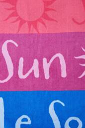Catherine Lansfield 'Block Stripe' Cotton Beach Sun Lounger Towel - thumbnail 3