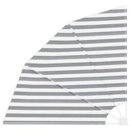 Berkfield Home Balcony Privacy Screen Anthracite & white 140 x 140 cm Fabric in Grey - thumbnail 2