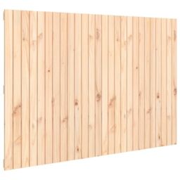 Berkfield Home Wall Headboard 166x3x110 cm Solid Wood Pine in Brown - Size: 166 x 3 x 110 cm - thumbnail 2