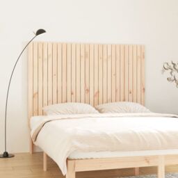 Berkfield Home Wall Headboard 166x3x110 cm Solid Wood Pine in Brown - Size: 166 x 3 x 110 cm - thumbnail 1