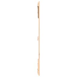 Berkfield Home Wall Headboard 166x3x110 cm Solid Wood Pine in Brown - Size: 166 x 3 x 110 cm - thumbnail 5