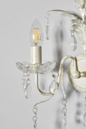 BHS Lighting Paisley Cream Wall Light - thumbnail 4