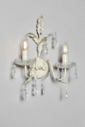 BHS Lighting Paisley Cream Wall Light - thumbnail 1