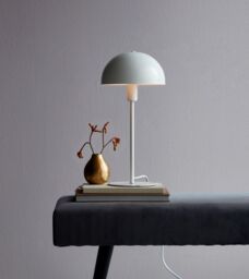 Nordlux Modern Indoor Table Lamp White Metal E14 Dome Shade - Mains Powered, IP20 - thumbnail 3