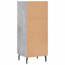Berkfield Home Sideboard Concrete Grey 34.5x32.5x90 cm Engineered Wood - thumbnail 6