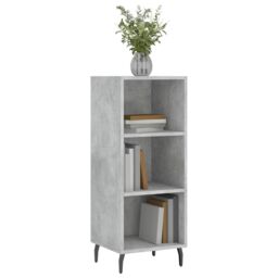 Berkfield Home Sideboard Concrete Grey 34.5x32.5x90 cm Engineered Wood - thumbnail 3