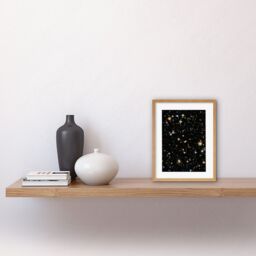 Artery8 Wall Art Print Hubble Space Astronomy Ultra Deep Field 2014 Ultraviolet Composite Separate Exposures Observations Distant Galaxies Primitive - thumbnail 2