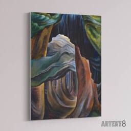 "Artery8 Emily Carr Forest British Columbia Canvas Wall Art Print - Size: W18"" x H24""" - thumbnail 2