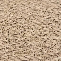 Berkfield Home Rug ZIZUR 200x200 cm Jute Look Indoor & Outdoor in Light Brown - Size: Medium - thumbnail 7