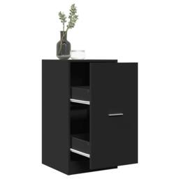Berkfield Home Apothecary Cabinet Black 40x41x77.5 cm Engineered Wood - thumbnail 2