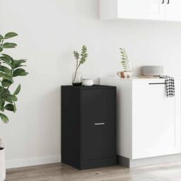 Berkfield Home Apothecary Cabinet Black 40x41x77.5 cm Engineered Wood - thumbnail 4
