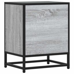 Berkfield Home Bedside Cabinets 2 pcs Grey Sonoma 40x31x50 cm Engineered Wood & Metal - Size: 40 x 31 x 50 cm - thumbnail 8