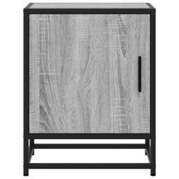Berkfield Home Bedside Cabinets 2 pcs Grey Sonoma 40x31x50 cm Engineered Wood & Metal - Size: 40 x 31 x 50 cm - thumbnail 5