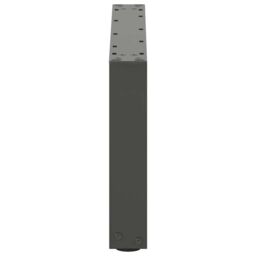 Berkfield Home Coffee Table Legs U-Shaped 2 pcs Anthracite 60x(30-31) cm Steel in Black - thumbnail 6