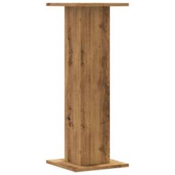 Berkfield Home Plant Stands 2 pcs Artisian Oak 30x30x80 cm Engineered Wood in Brown - Size: 30 x 30 x 80 cm - thumbnail 5