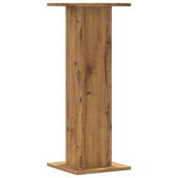 Berkfield Home Plant Stands 2 pcs Artisian Oak 30x30x80 cm Engineered Wood in Brown - Size: 30 x 30 x 80 cm - thumbnail 7