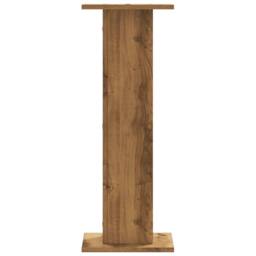 Berkfield Home Plant Stands 2 pcs Artisian Oak 30x30x80 cm Engineered Wood in Brown - Size: 30 x 30 x 80 cm - thumbnail 6