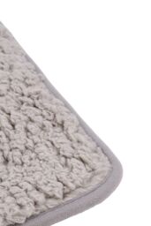 Living and Home Non-Slip Polyester Bath Mat in Grey - Size: 50 cm x 80 cm - thumbnail 6