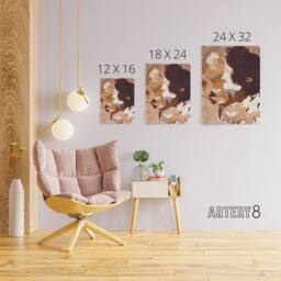 "Artery8 Femme Fatale Portrait Painting Canvas Wall Art Print de Feure in Brown - Size: W18"" x H24""" - thumbnail 4