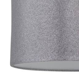 First Choice Lighting Set of 2 Buck - Clear Glass Globe Table Lamps with Glitter Shade - thumbnail 7