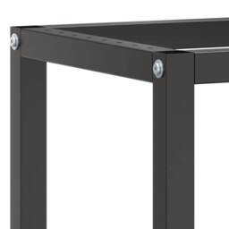 Berkfield Home Work Bench Frame Matte Black & Matte Red 210x50x79 cm Metal - Size: 210 x 50 x 79 cm - thumbnail 6