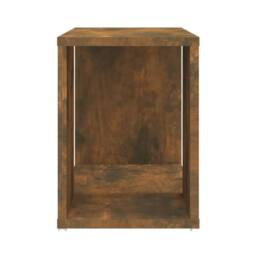 Berkfield Home TV Cabinet Smoked Oak 60x24x32cm Engineered Wood in Brown - Size: 60 x 24 x 32 cm - thumbnail 6