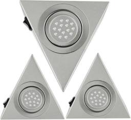 ATEK 3Pack Under Cabinet Lights, LED Motion Sensor Lights Indoor, Dimmable Under Cupboard Kitchen Lights, Stick on Magnetic Wardrobe in Silver - thumbnail 3