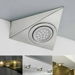 ATEK 3Pack Under Cabinet Lights, LED Motion Sensor Lights Indoor, Dimmable Under Cupboard Kitchen Lights, Stick on Magnetic Wardrobe in Silver - thumbnail 8