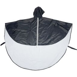 Gr8 Home Wheelchair Waterproof Poncho Rain Cover With Hood in Black - thumbnail 3