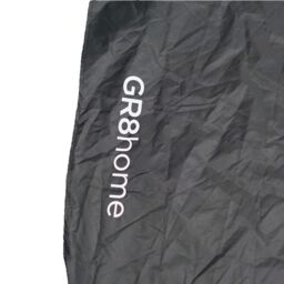 Gr8 Home Wheelchair Waterproof Poncho Rain Cover With Hood in Black - thumbnail 5