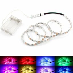 Hinsinc 5050 RGB LED Strip Lights Under Cabinet Kitchen Lighting in White - thumbnail 1
