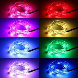 Hinsinc 5050 RGB LED Strip Lights Under Cabinet Kitchen Lighting in White - thumbnail 5