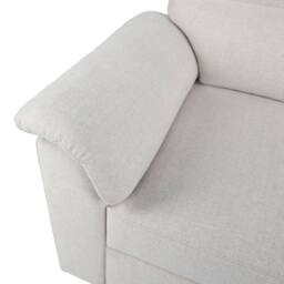 Home Garden Direct Tivoli - 2 Seater Pull out Sofa Bed in Soft Woven Fabric in Beige - thumbnail 7