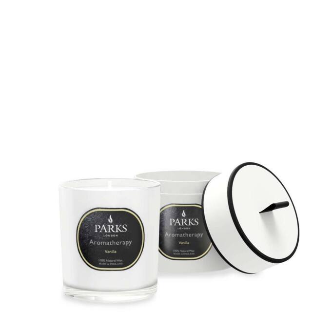 Parks Candles AROMATHERAPY 220G VANILLA in White - Size: 200g