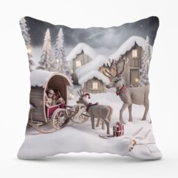 Warren Reed - Designer We Come Bearing Gifts Cushions - Size: 60 cm x 60 cm - thumbnail 1