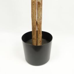 Leaf 150cm Artificial Silk Ficus Tree in Green - thumbnail 4